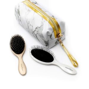 Hidden Crown Brush Set with Cosmetic Bag